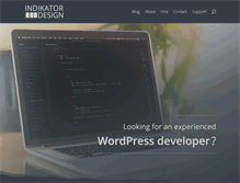 Tablet Screenshot of indikator-design.com